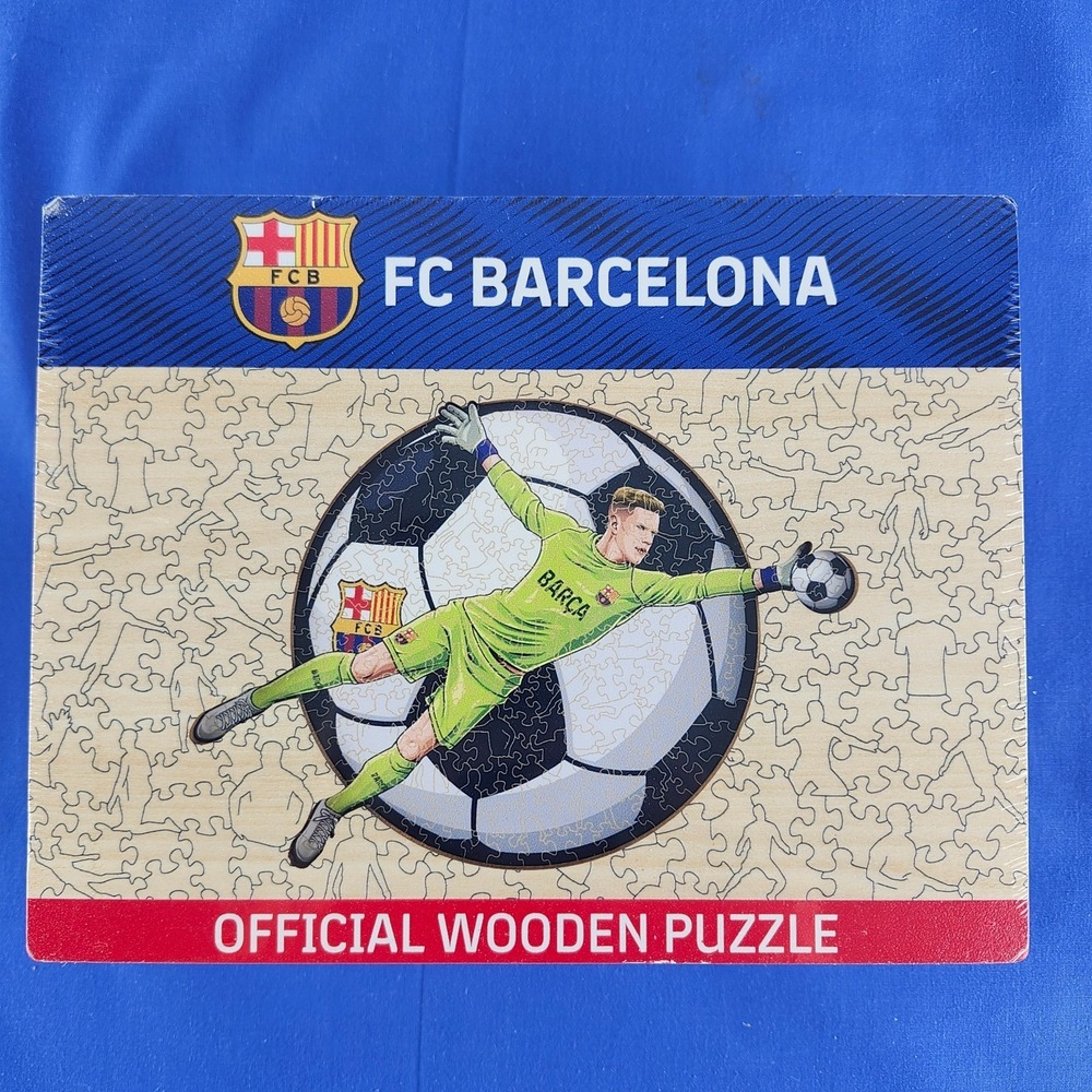 Official‎ BARCELONA Wooden Puzzle 270 pcs. Marc-Andre ter Stegen New Sealed